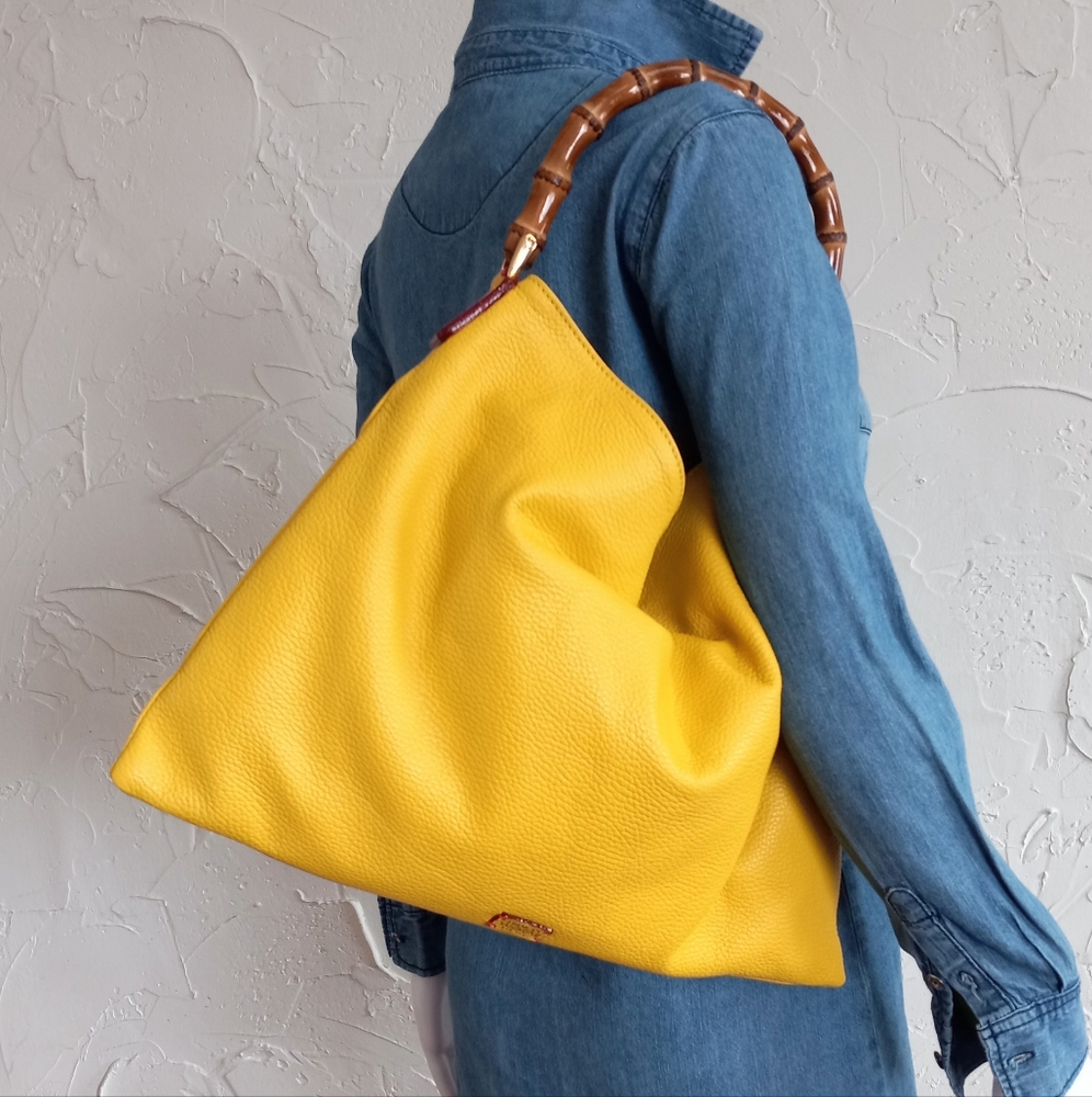 Frances Valentine Muriel bag, Canary Yellow - Picture 13 of 14